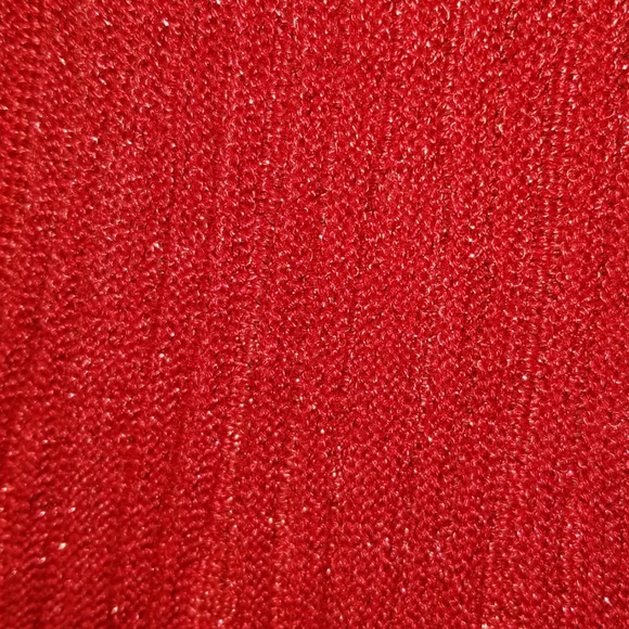 red sparkling sleeveless dress XL - Picture 3 of 5